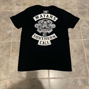 Mayans M.C. FX TV Series Promo T-Shirt Black Medium Southern Cali Biker Show